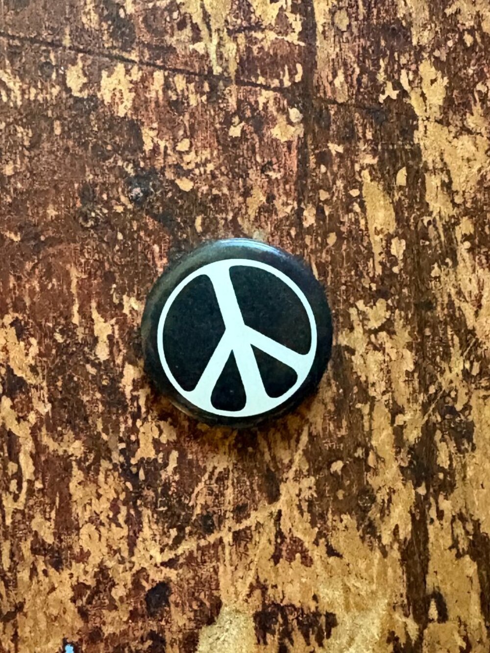 peace button, 3/$10